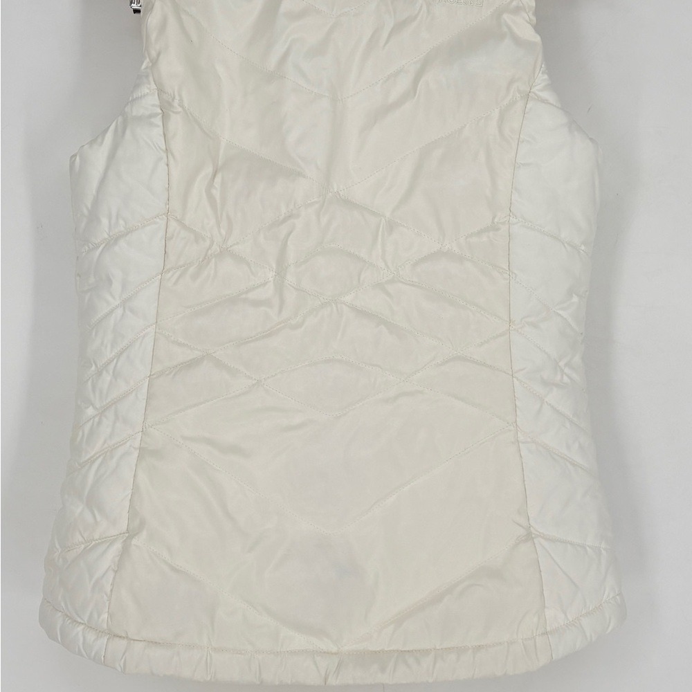 The North Face Tamburello Vest Womens Small Cream White Quilted Puffer Layering‎ - Picture 9 of 12